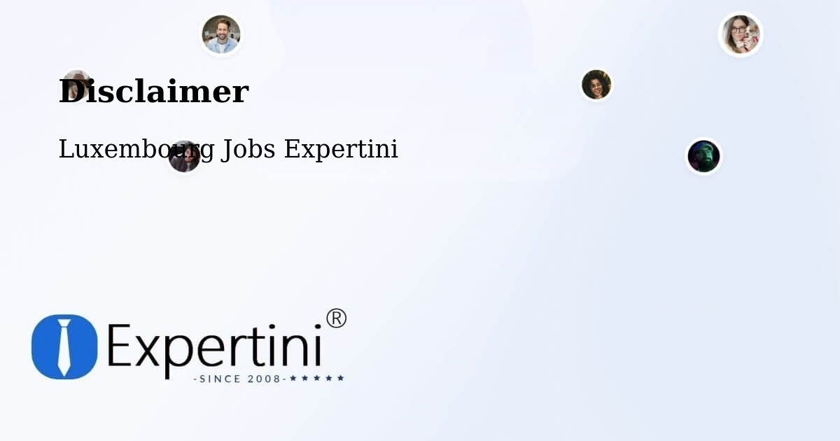 Disclaimer – Rumelange - Luxembourg Jobs Expertini